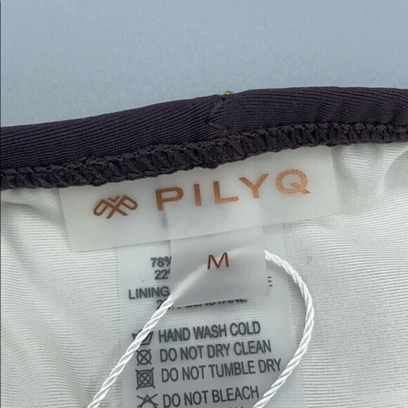 PILYQ Lavender Color Block Teeny Bikini Bottoms Women's Size Medium - Picture 7 of 7